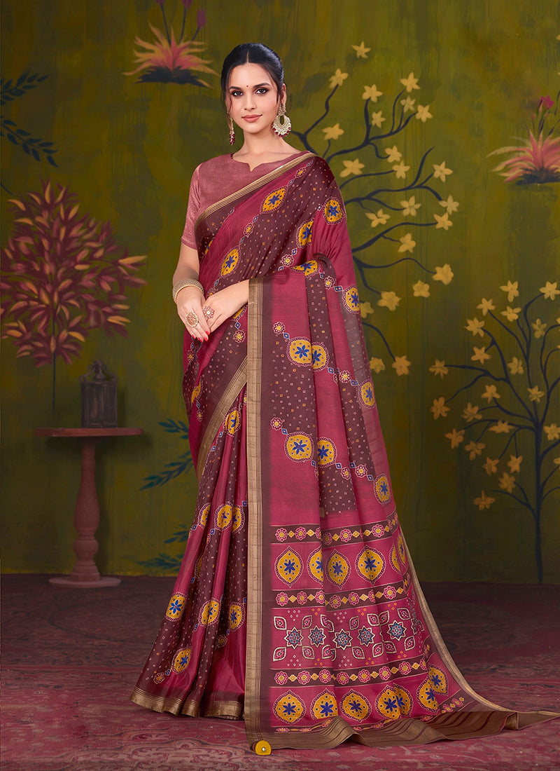 Embroidered Glamour Party Wear Saree