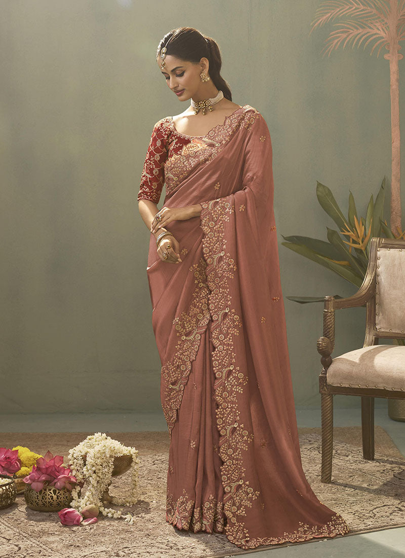 Upada Silk Woven With Lace Border Designer Saree