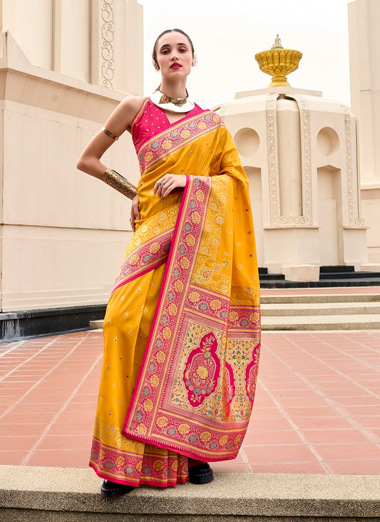 Banarasi Silk Festive Wear Saree