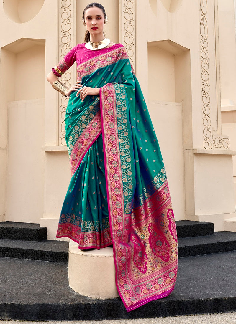 Banarasi Silk Festive Wear Saree