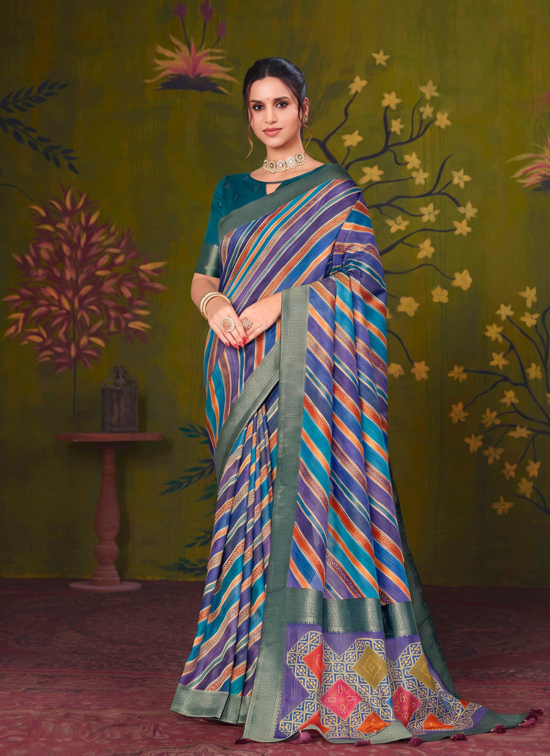 Embroidered Glamour Party Wear Saree
