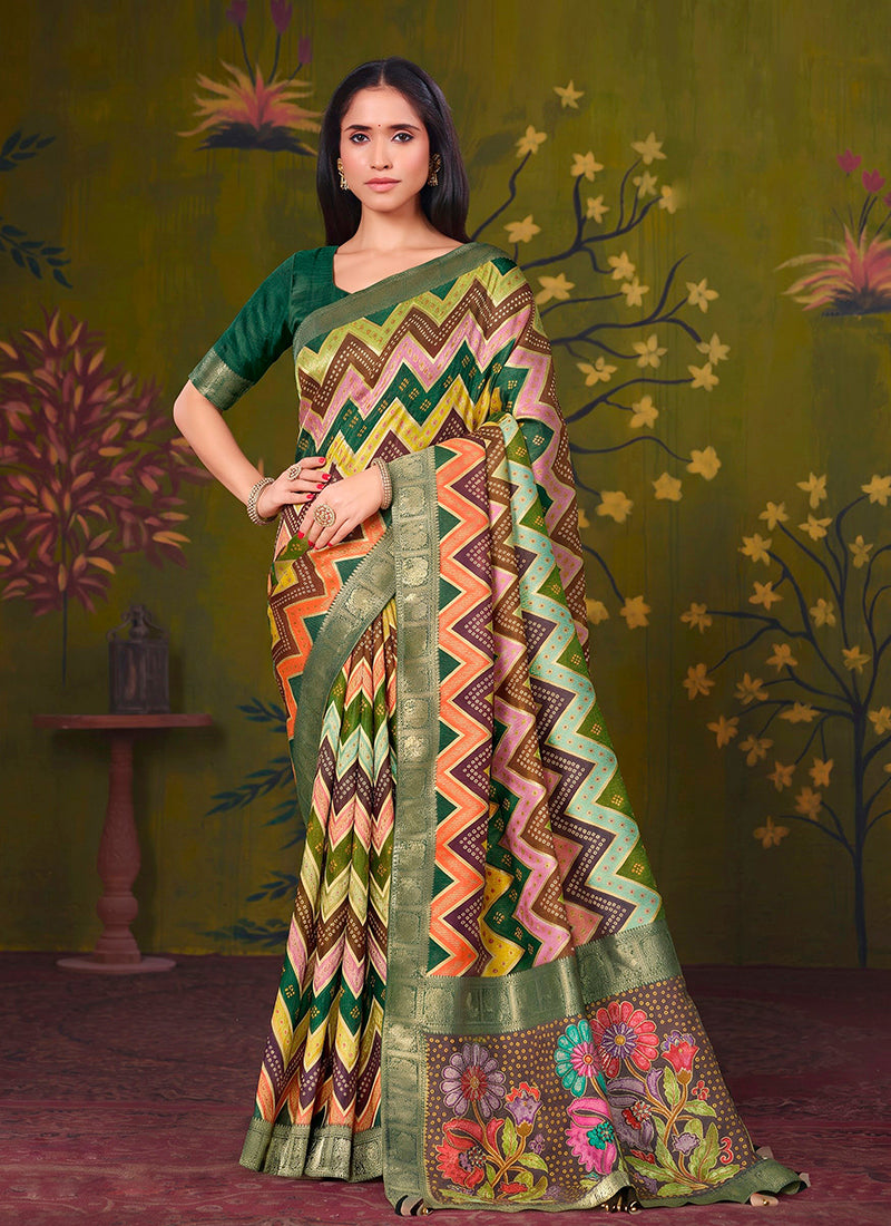 Embroidered Glamour Party Wear Saree