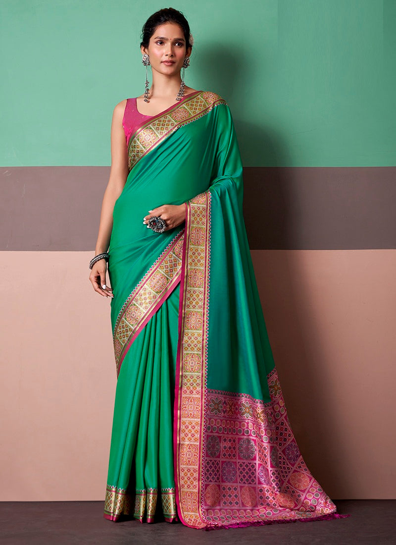 Patola Silk Printed Casual Wear Saree
