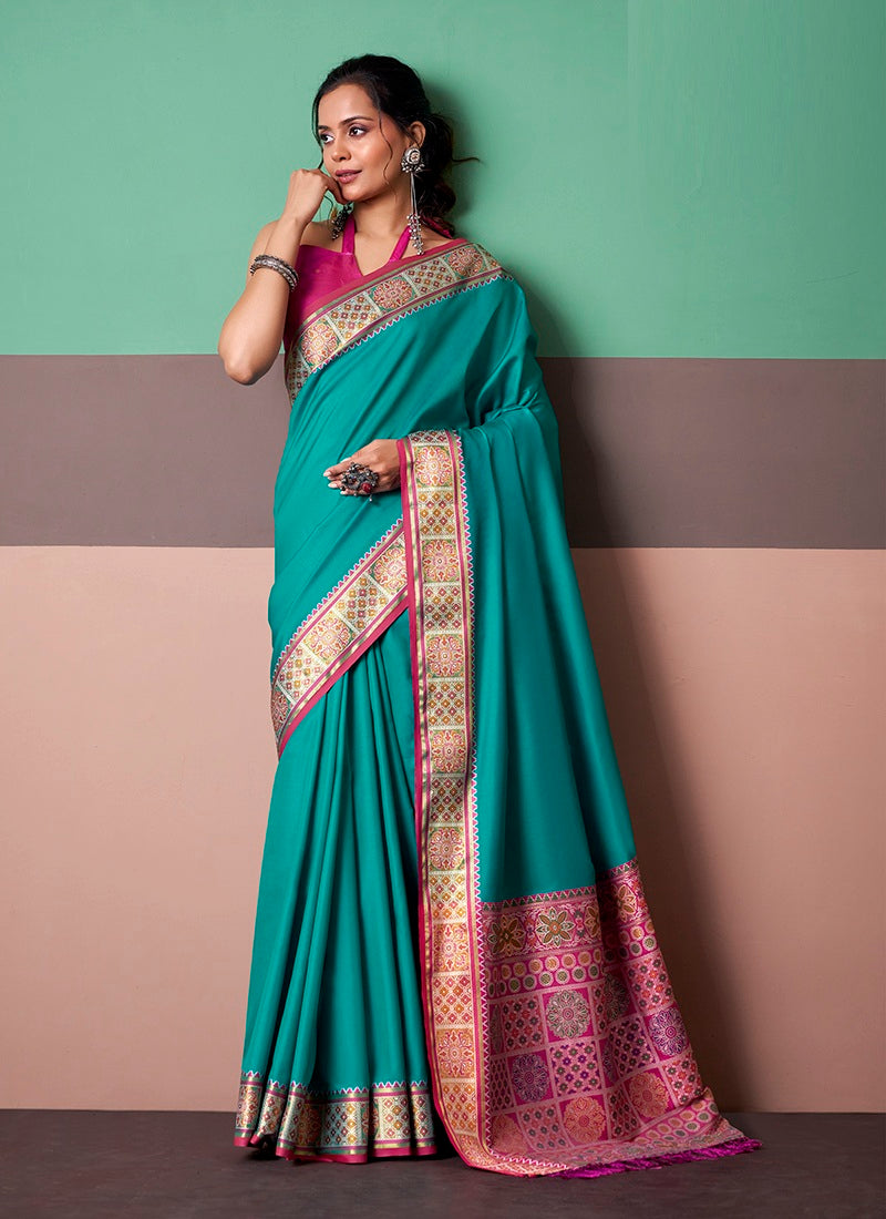 Patola Silk Printed Casual Wear Saree