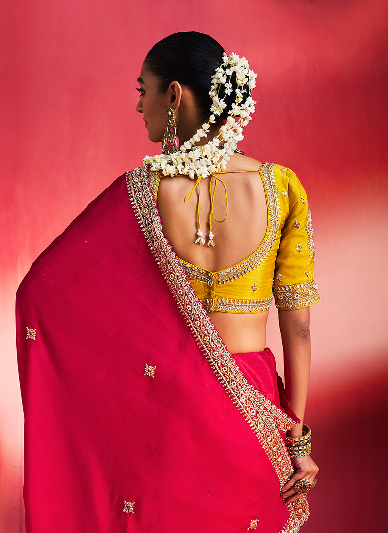 Fancy Soft Shimmering Sequin & Stone Work Party Wear Saree