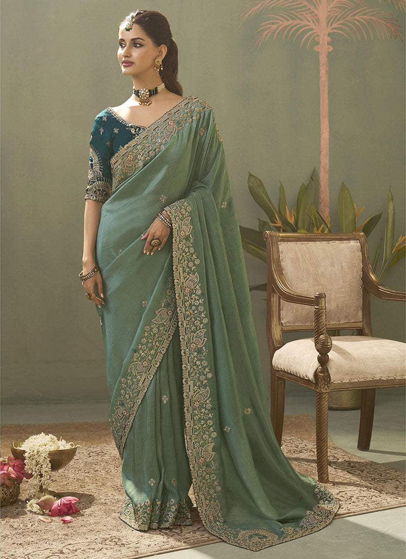 Upada Silk Woven With Lace Border Designer Saree
