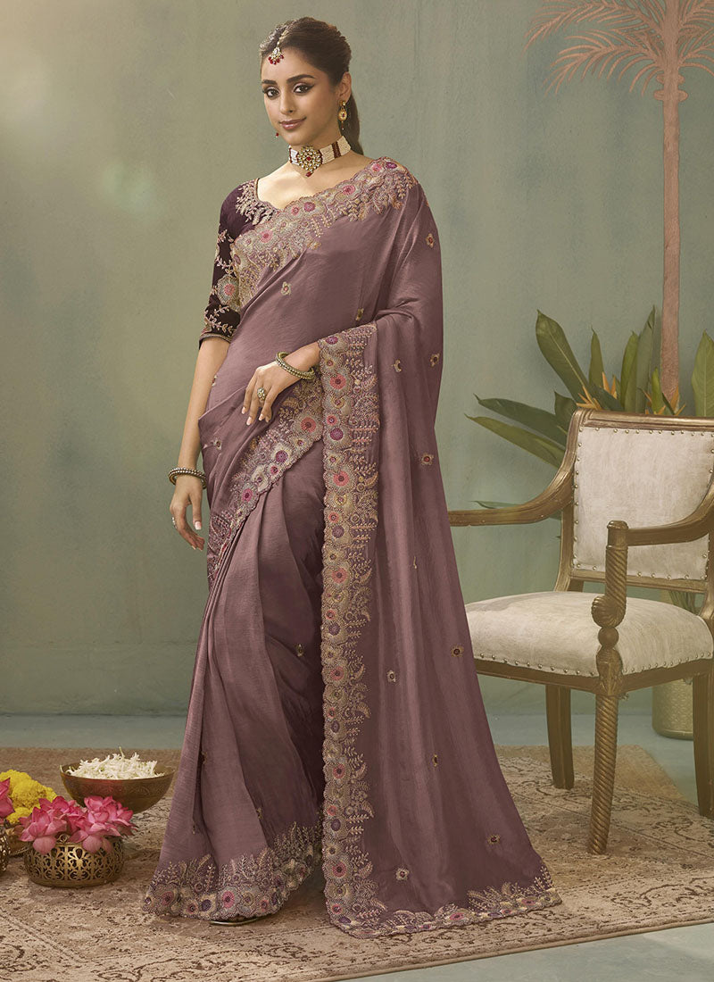 Upada Silk Woven With Lace Border Designer Saree