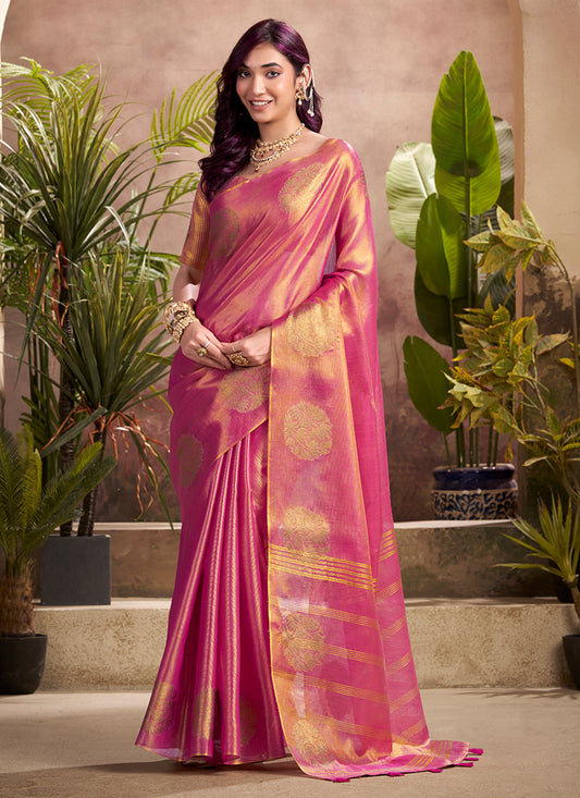 Kiri Silk Zari Weaving Party Wear Saree