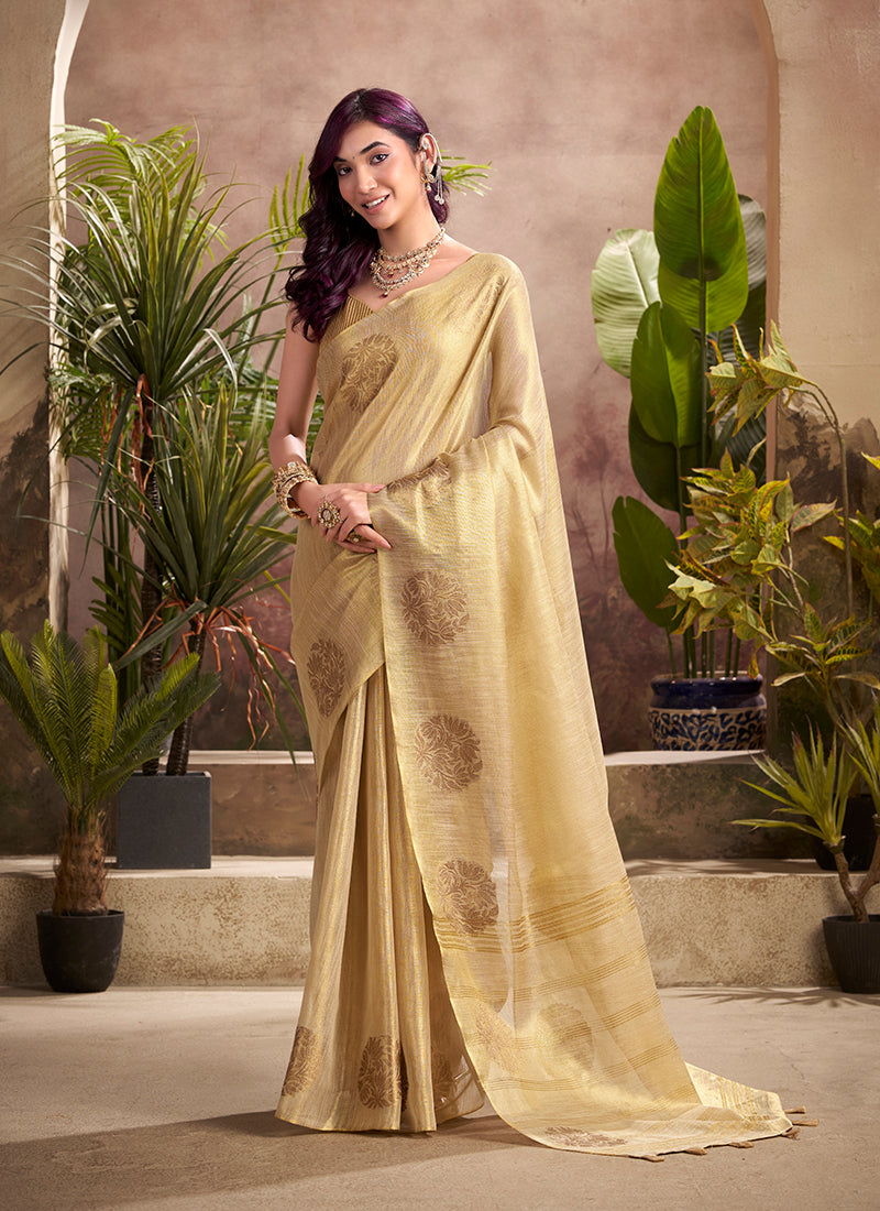 Kiri Silk Zari Weaving Party Wear Saree