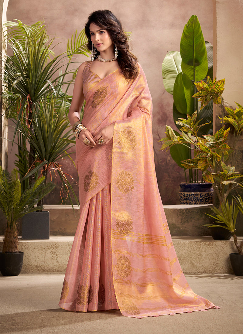 Kiri Silk Zari Weaving Party Wear Saree