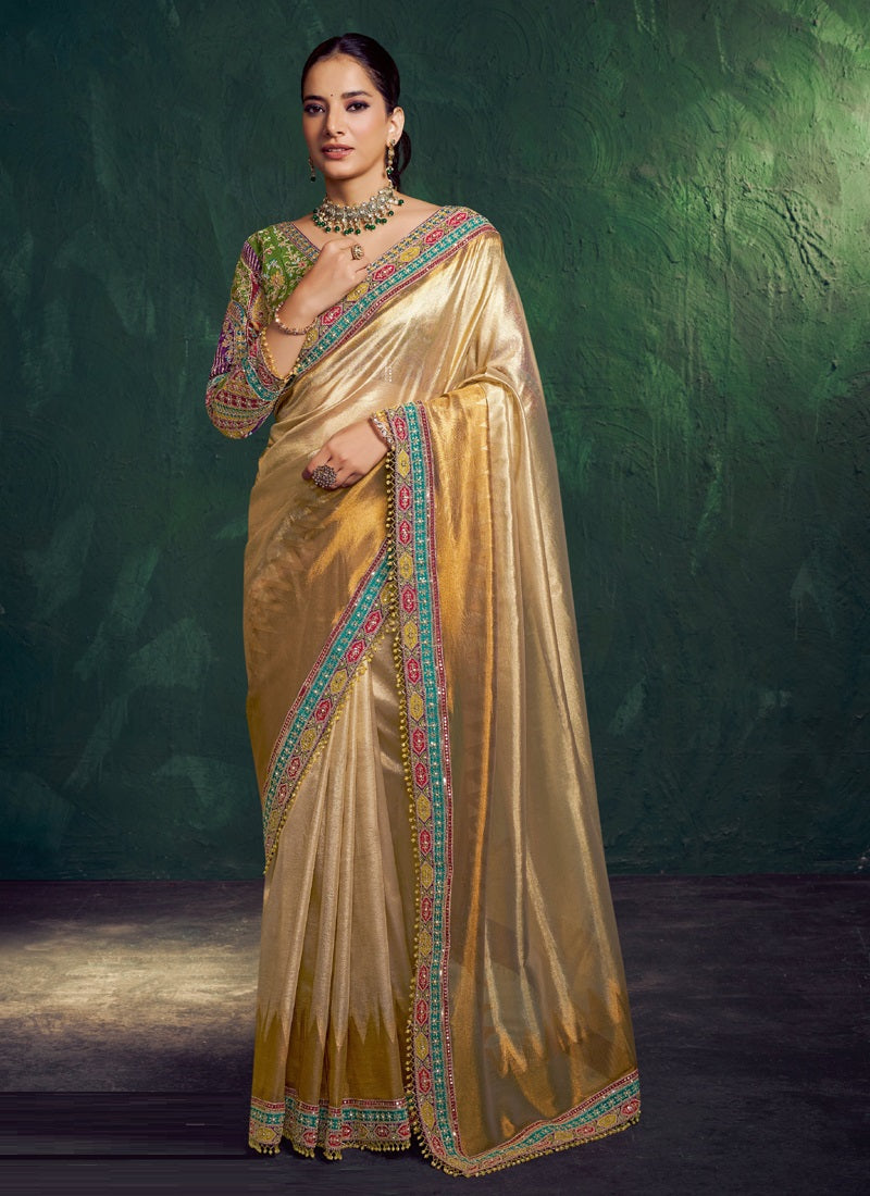 Elegant Designer Saree For Party & Festive Wear