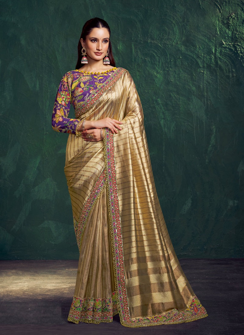 Elegant Designer Saree For Party & Festive Wear