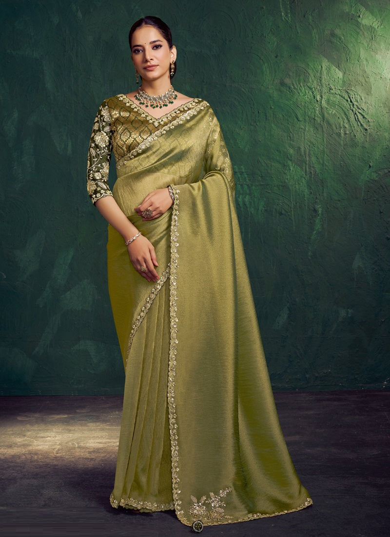 Elegant Designer Saree For Party & Festive Wear
