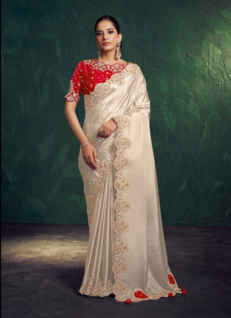 Elegant Designer Saree For Party & Festive Wear