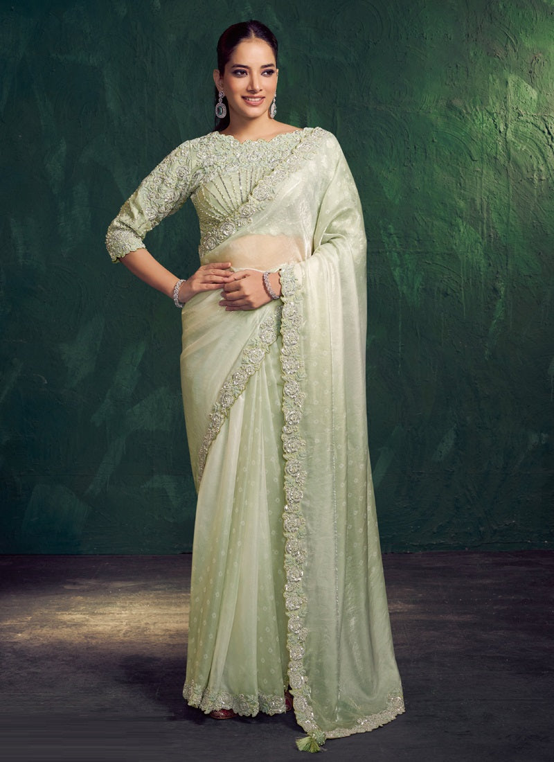 Elegant Designer Saree For Party & Festive Wear