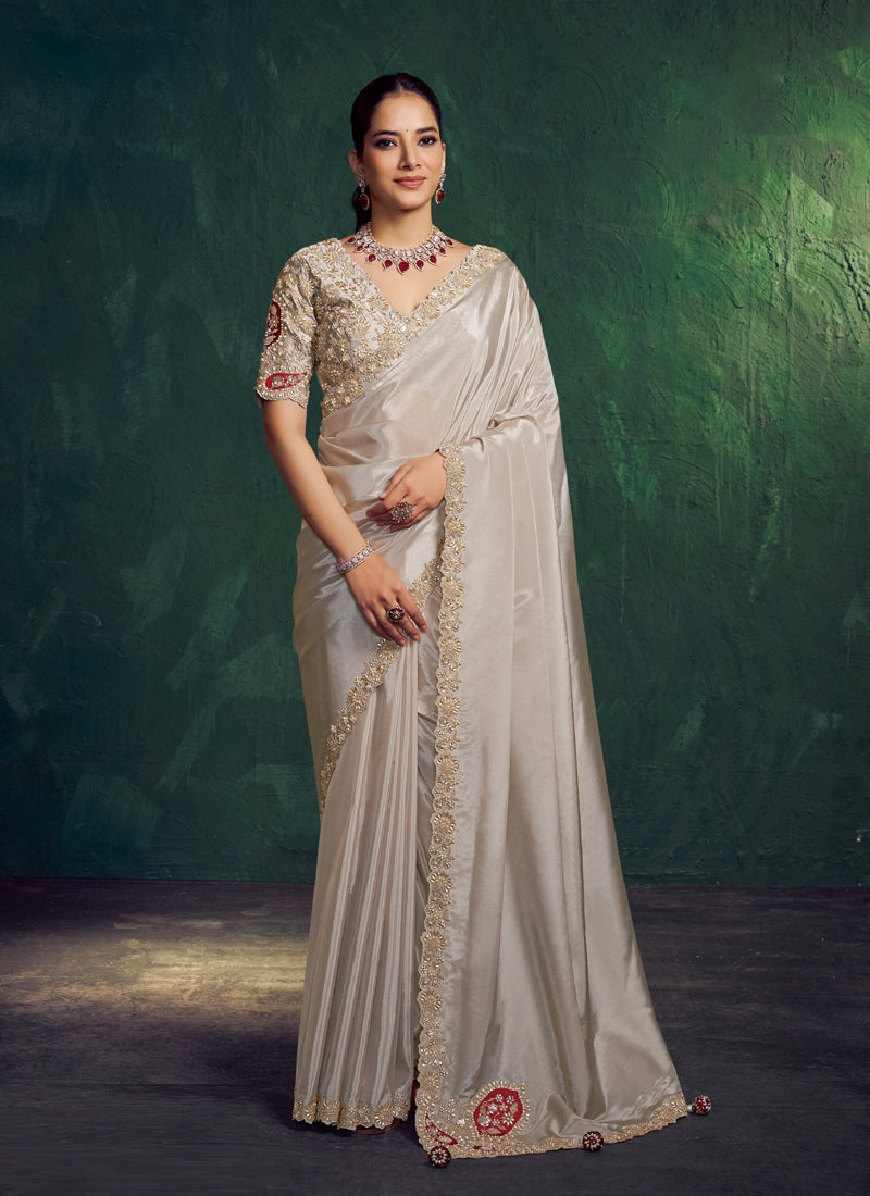 Elegant Designer Saree For Party & Festive Wear