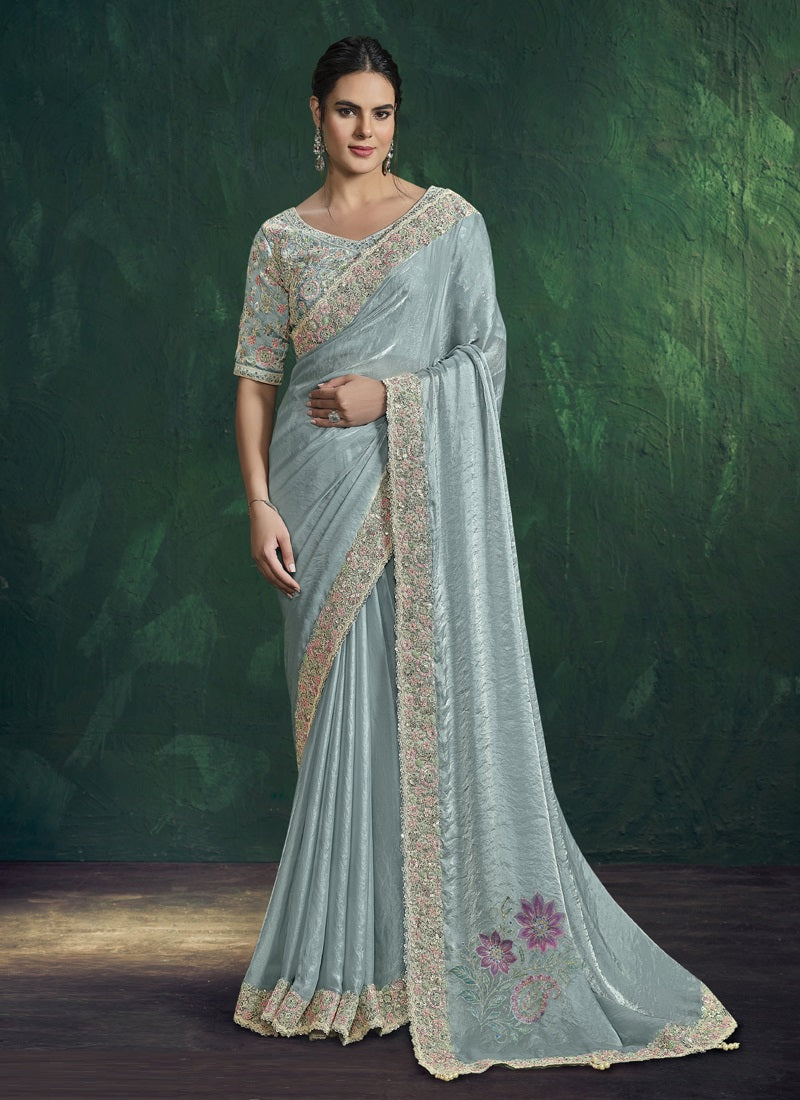 Elegant Designer Saree For Party & Festive Wear