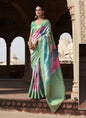 Multicolor Handloom Silk Digital Printed Casual Wear Saree