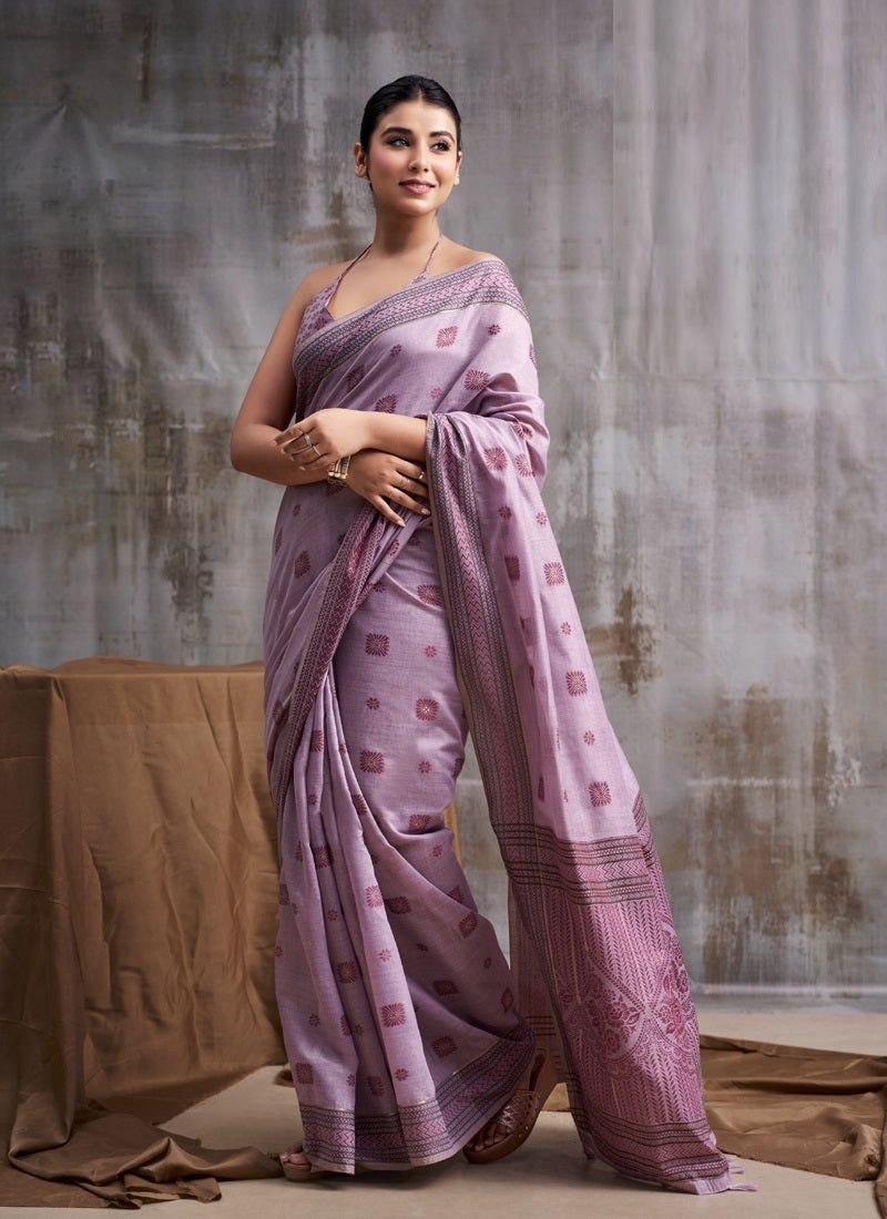 Soft Cotton Woven Saree Daily, Office & Festive Wear
