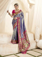 Lavender & Pink Wedding Wear Saree