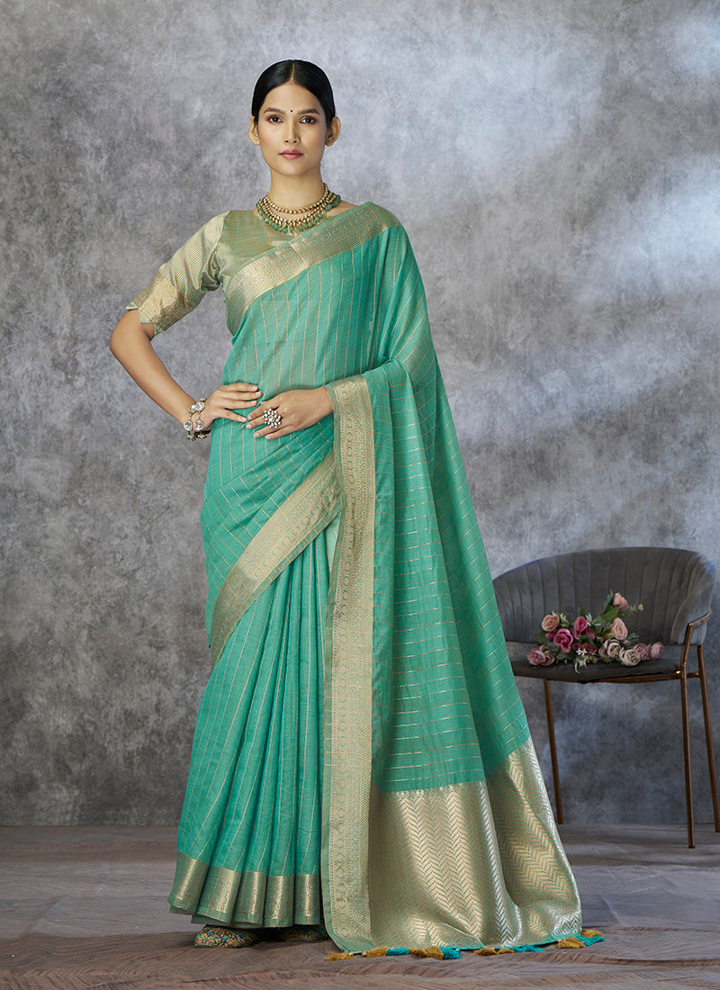 Cotton Silk Festival Wear Saree
