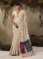 Multicolour Munga Cotton Handloom Weaving Saree