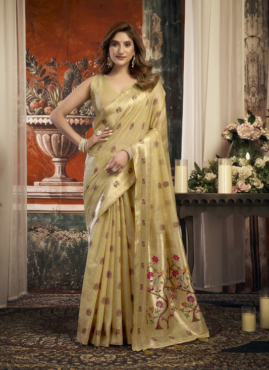 Super Kota Zari Border Festival Wear Saree