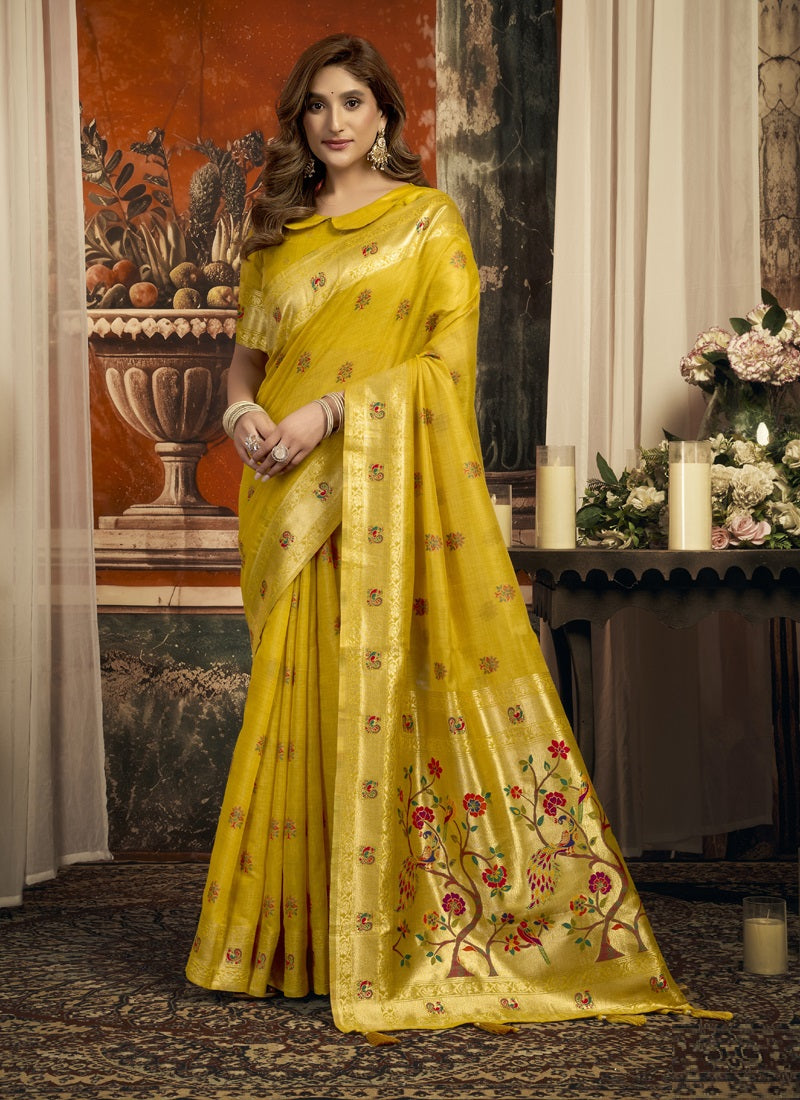 Super Kota Zari Border Festival Wear Saree