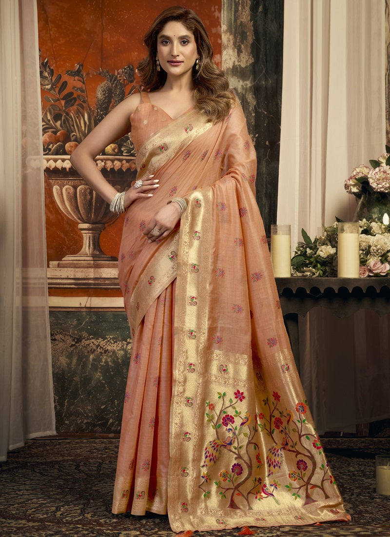 Super Kota Zari Border Festival Wear Saree