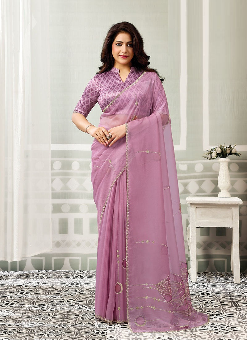 Elegant Fancy Fabric Designer Saree