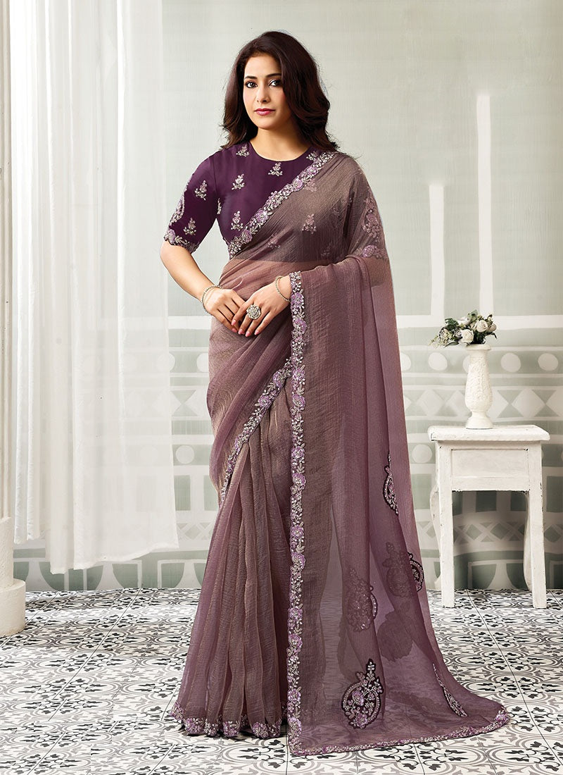 Elegant Fancy Fabric Designer Saree