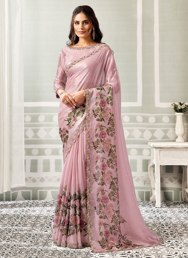 Elegant Fancy Fabric Designer Saree