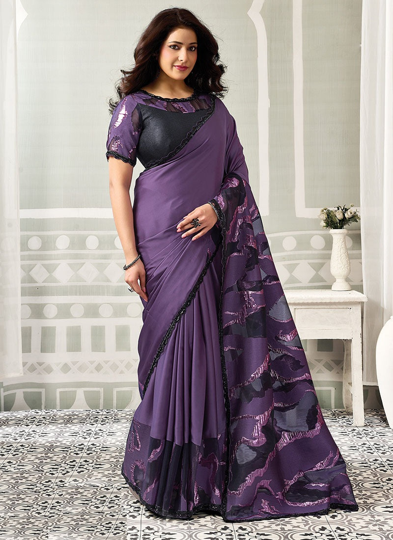 Elegant Fancy Fabric Designer Saree
