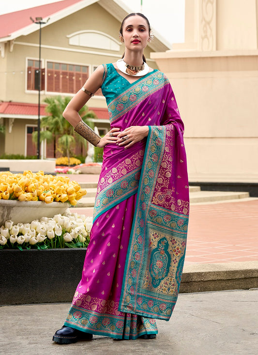 Banarasi Silk Festive Wear Saree