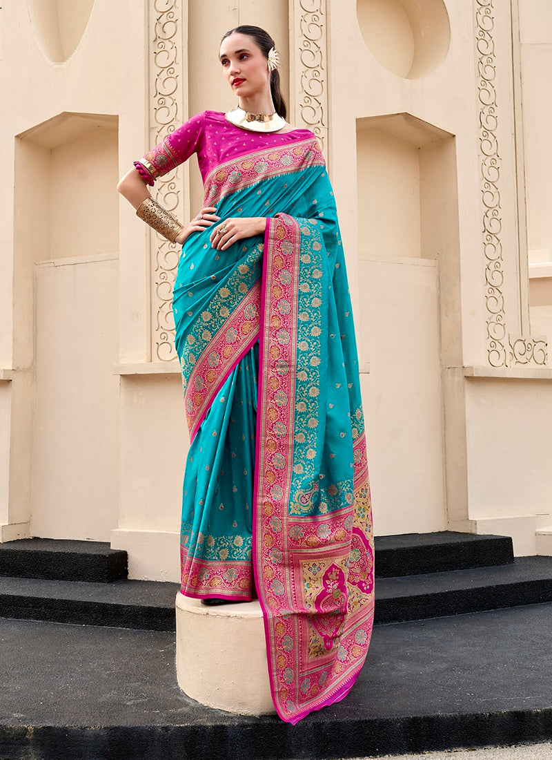 Banarasi Silk Festive Wear Saree