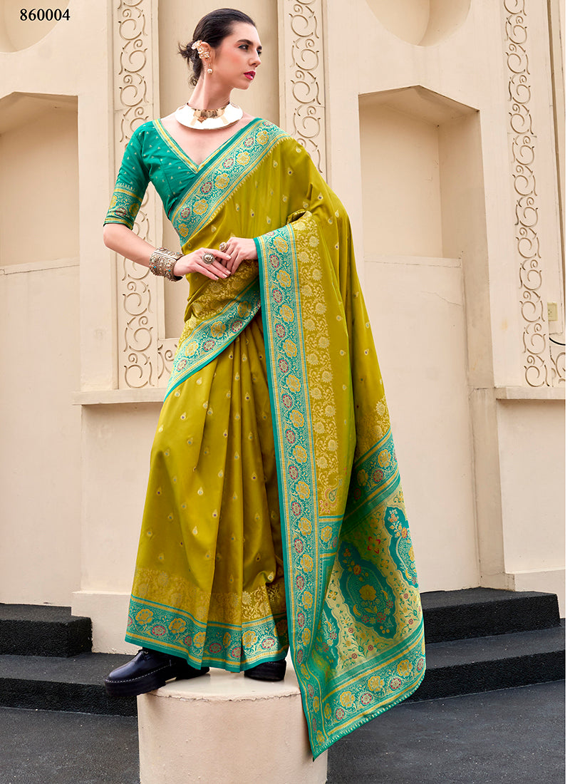Banarasi Silk Festive Wear Saree