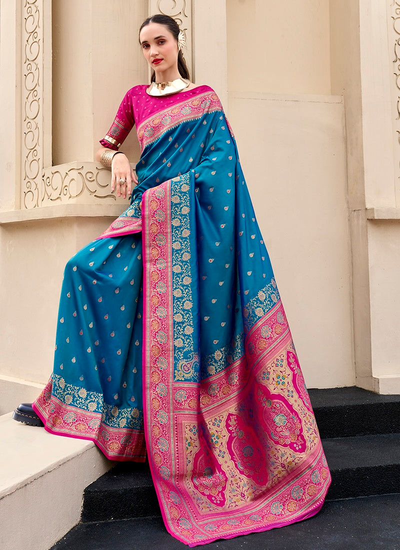 Banarasi Silk Festive Wear Saree