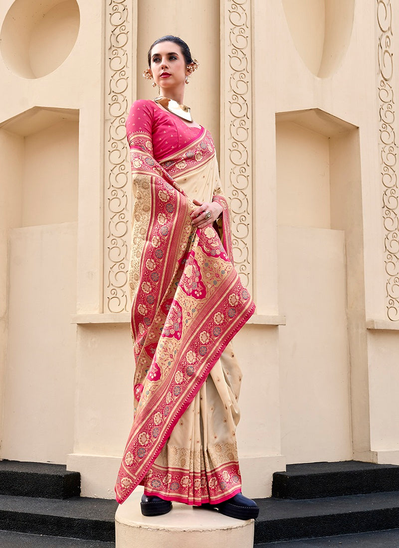 Banarasi Silk Festive Wear Saree