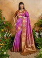 Party Wear Handloom Paper Silk Traditional Saree
