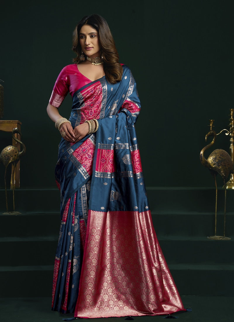Soft Silk With Fancy Pumpum Saree