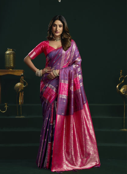 Soft Silk With Fancy Pumpum Saree