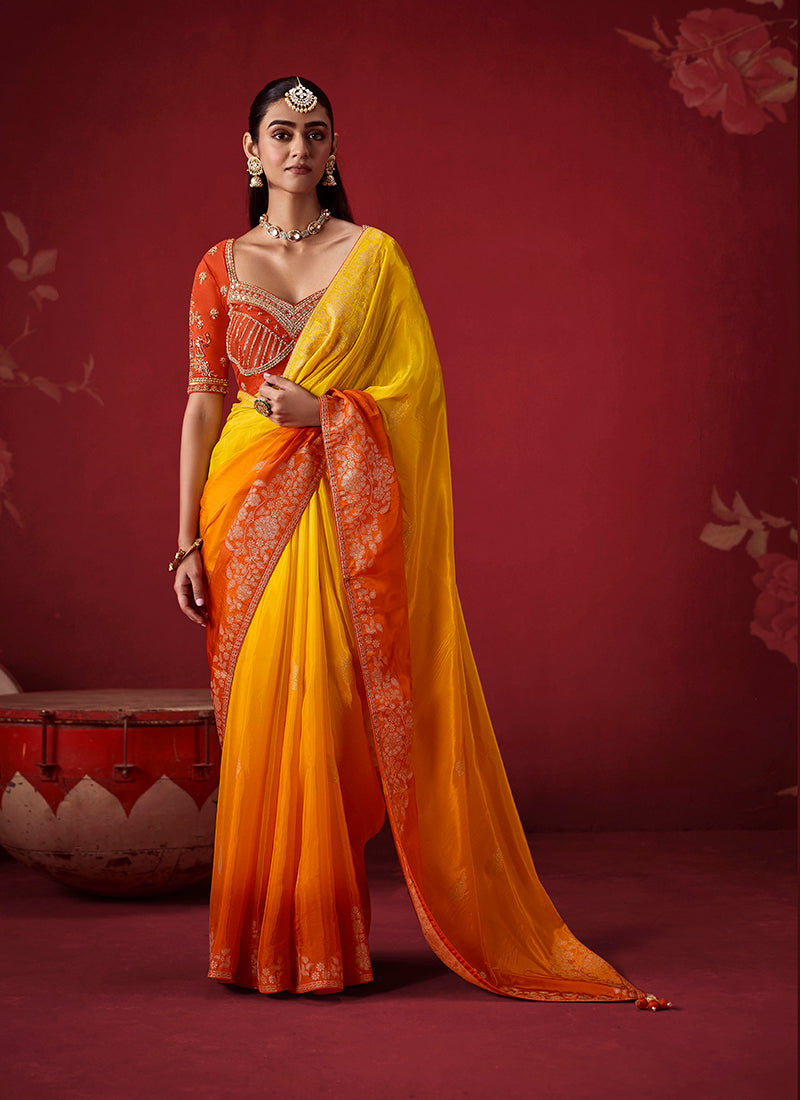 Dola Silk Zari Woven Party Wear Saree